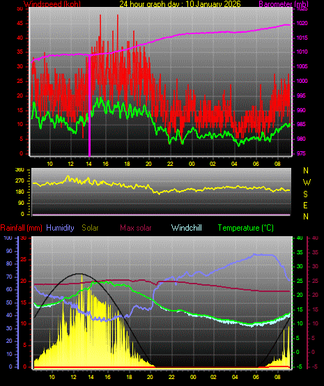 24 Hour Graph for Day 10