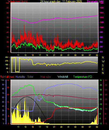 24 Hour Graph for Day 11