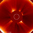 Latest LASCO C2 image of the Sun