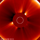 Latest LASCO C2 image of the Sun