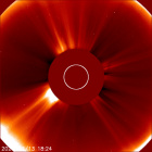 Latest LASCO C2 image of the Sun