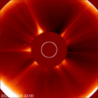 Latest LASCO C2 image of the Sun