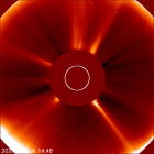 Latest LASCO C2 image of the Sun