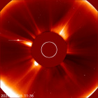 Latest LASCO C2 image of the Sun