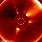 Latest LASCO C2 image of the Sun