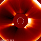 Latest LASCO C2 image of the Sun