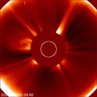 Latest LASCO C2 image of the Sun