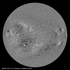 Latest SDO/HMI Magnetogram image of the Sun