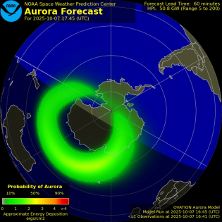 Current Southern hemispheric power input map