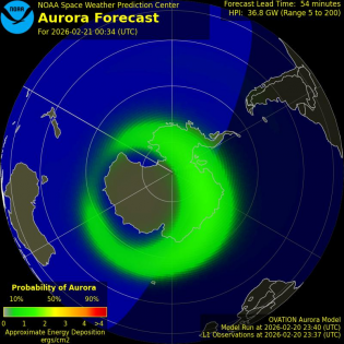 Current Southern hemispheric power input map