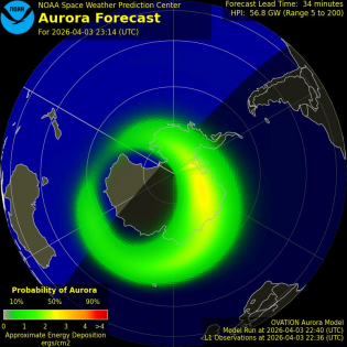 Current Southern hemispheric power input map