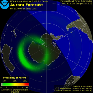 Current Southern hemispheric power input map