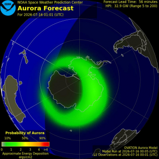 Current Southern hemispheric power input map