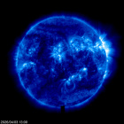 Click for time-lapse image of the sun