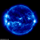 Click for time-lapse image of the sun