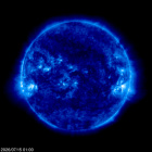 Click for time-lapse image of the sun