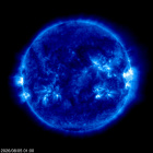 Click for time-lapse image of the sun
