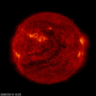 SOHO EIT 304 image of the sun