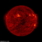 SOHO EIT 304 image of the sun